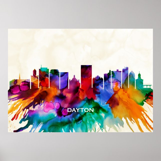 Dayton Skyline Poster (Vorne)