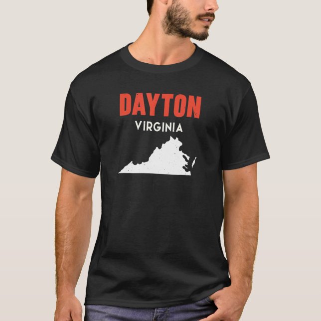 Dayton Virginia USA State America Travel Virginian T-Shirt (Vorderseite)