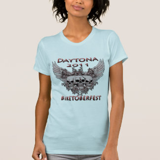 Daytona 2011 rote Schädel T-Shirt