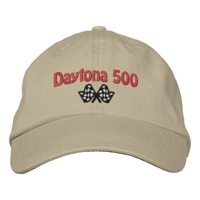 Daytona 500 Rennkappe Bestickte Baseballkappe (Vorderseite)
