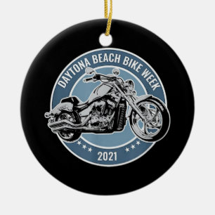 Daytona Beach Bike Week 2021 Keramik Ornament