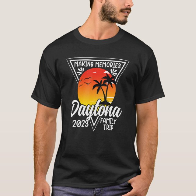 Daytona Beach Family Vacation 2023 Familienausflug T-Shirt (Vorderseite)