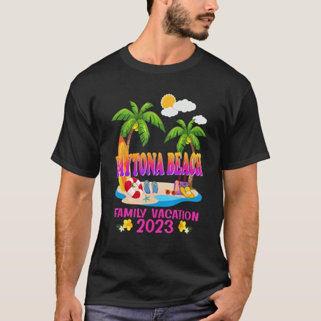 Daytona Beach Family Vacation Summer Beach Matchin T-Shirt (Vorderseite)