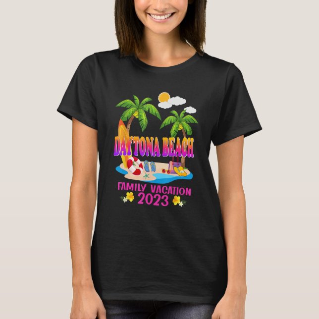 Daytona Beach Family Vacation Summer Beach Matchin T-Shirt (Vorderseite)