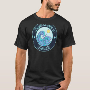 Daytona Beach Fl Florida Souvenir Nautical Surfer T-Shirt