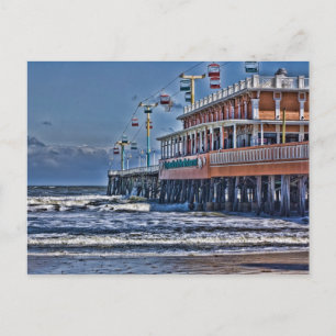 Daytona Beach FL Pier Postkarte