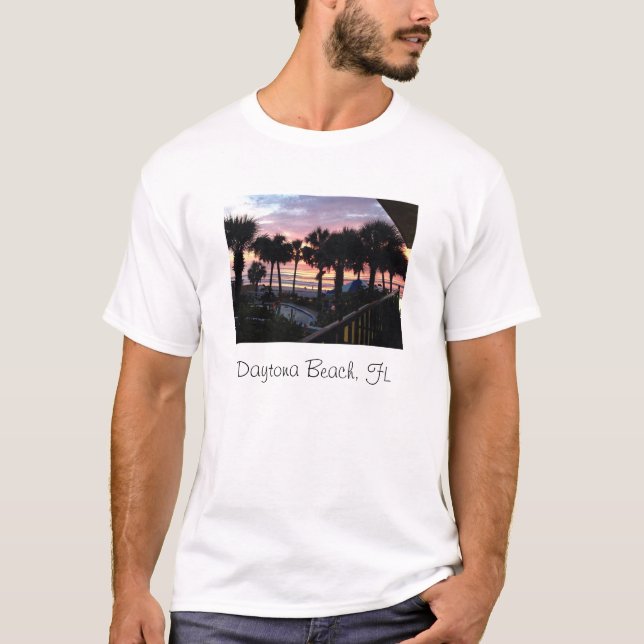 Daytona Beach, FL-Sonnenaufgang T-Shirt (Vorderseite)