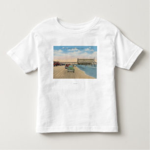 Daytona Beach, FL - Strand-Ansicht des Kleinkind T-shirt
