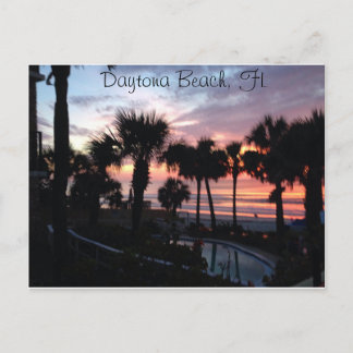 Daytona Beach, FL Sunrise Postkarte