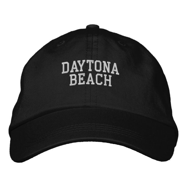Daytona Beach Florida bestickt Baseballhut Bestickte Baseballkappe (Vorderseite)