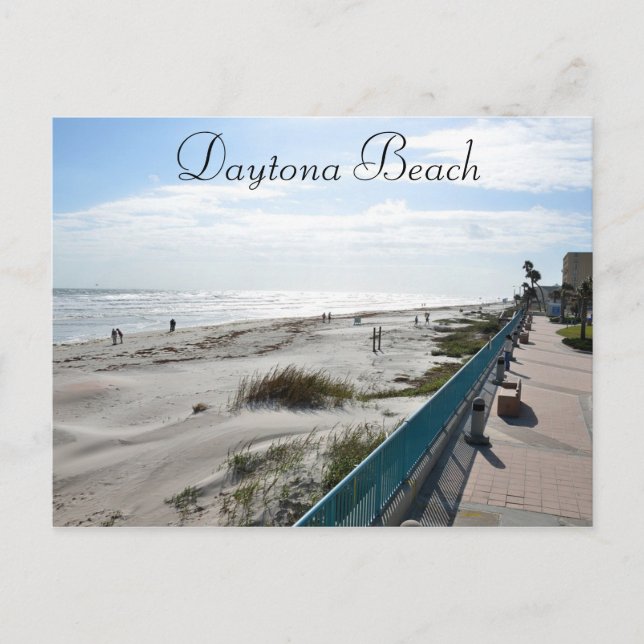 Daytona Beach Florida Foto Postcard Keepake Postkarte (Vorderseite)