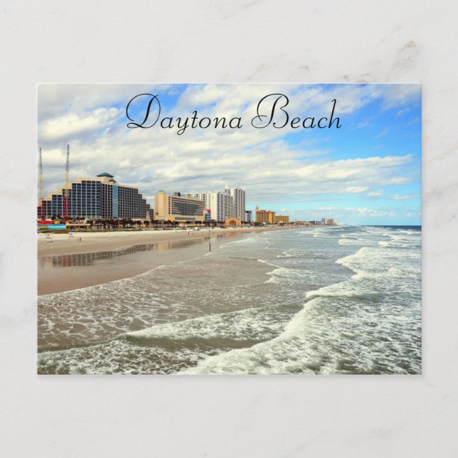 Daytona Beach Florida Foto Postcard Keepake Postkarte (Vorderseite)