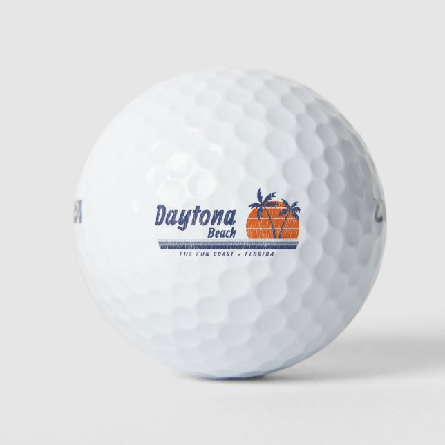 Daytona Beach Florida Fun Coast Golfball (Vorderseite)