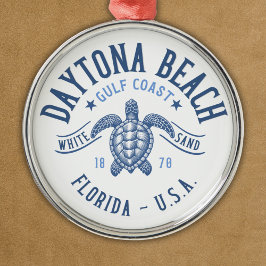 Daytona Beach Florida Paradise Beach Ornament Aus Metall