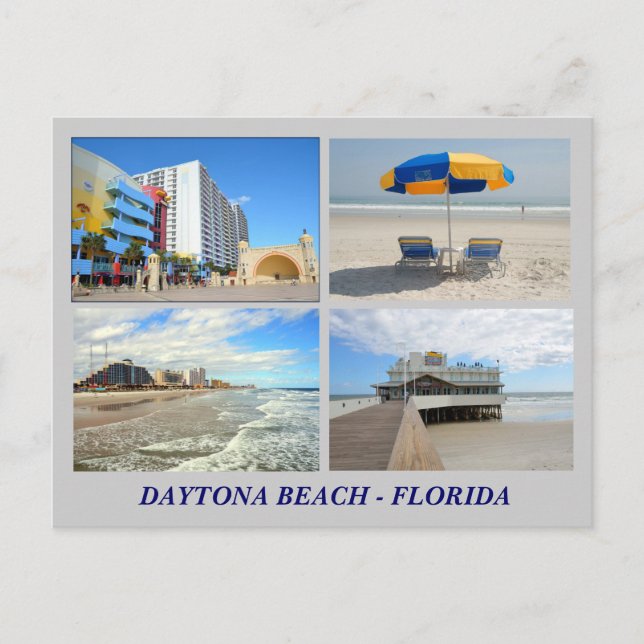 Daytona Beach Florida Postkarte (Vorderseite)
