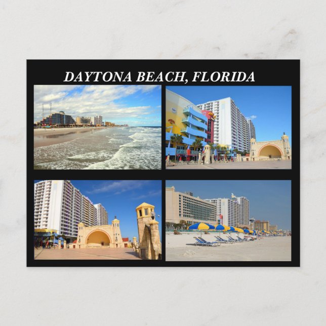 Daytona Beach Florida Postkarte (Vorderseite)