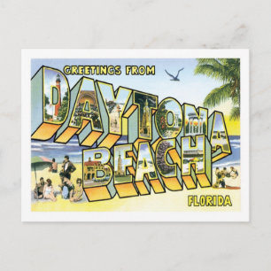 Daytona Beach Florida Reise US Stadt Postkarte