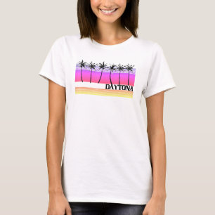 Daytona Beach Florida Retro-Stil Vintage-Sonnenunt T-Shirt