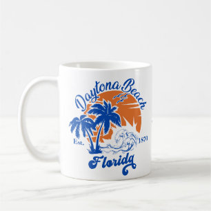 Daytona Beach Florida Summer Waves 80er Kaffeetasse