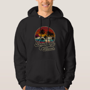 Daytona Beach Florida Urlaub Sommer Retro Sonnenau Hoodie