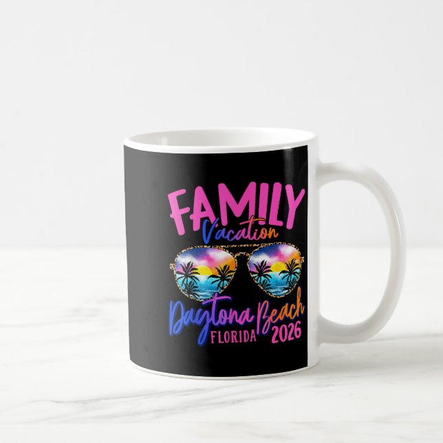 Daytona Beach Florida Vacation 2026 Matching Famil Kaffeetasse (Rechts)