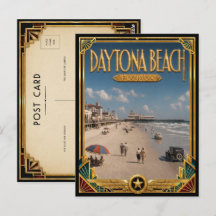 Daytona Beach Florida Vintage Art Deco Golden Age