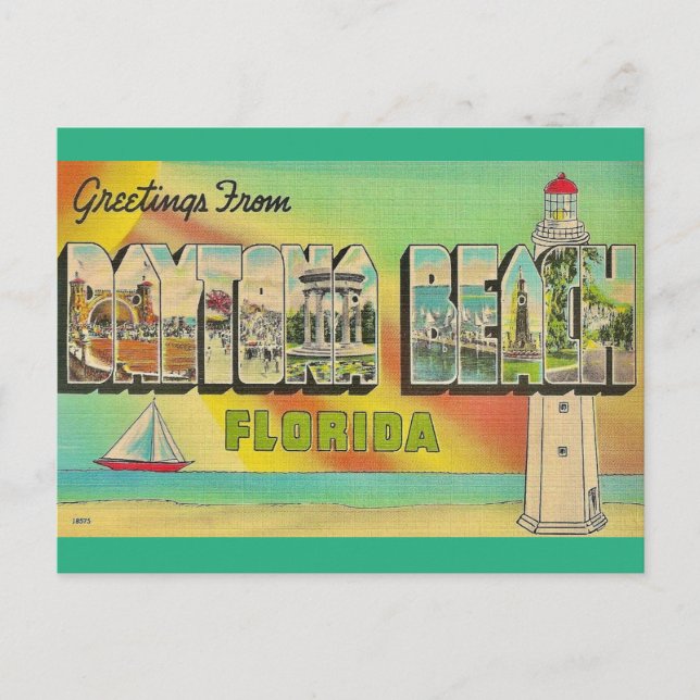 Daytona Beach Postkarte (Vorderseite)