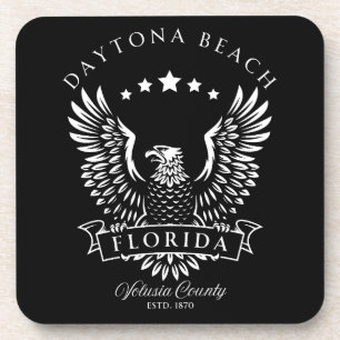 Daytona Beach Volusia Landkreis Florida Vintager A Getränkeuntersetzer