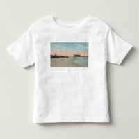 Daytona, FL - Ansicht des Strandes mit Autos u.