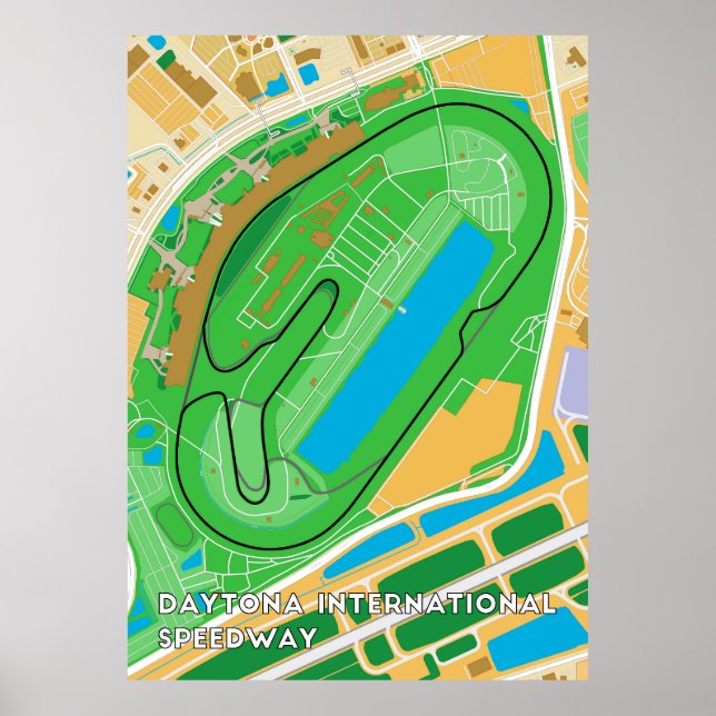 Daytona International Speedway Poster (Vorne)