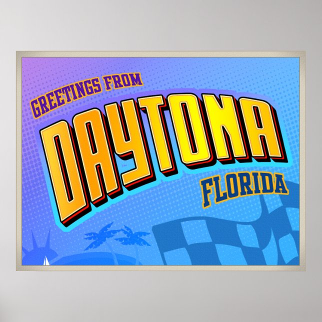 DAYTONA-Poster Poster (Vorne)