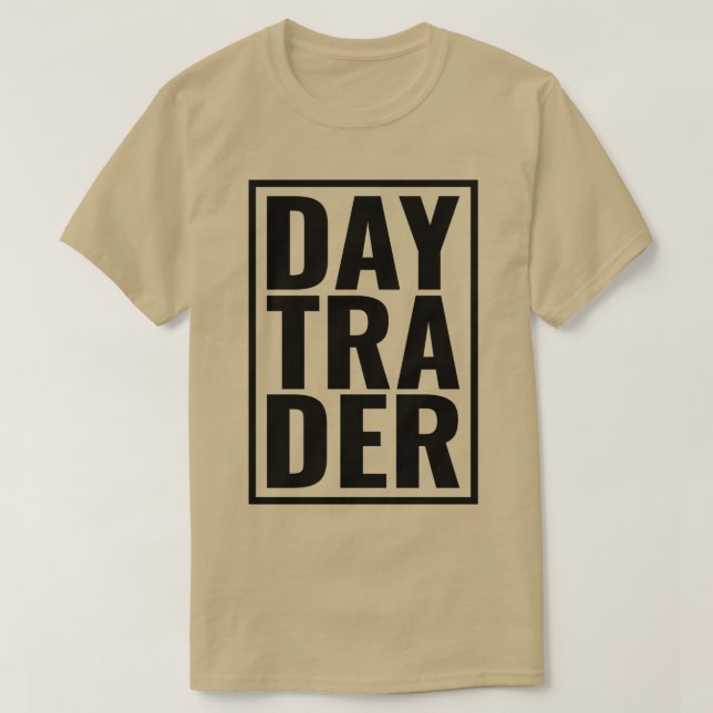 Daytrad-Aktieninvestor, der Handel treibt 5 T-Shirt (Design vorne)