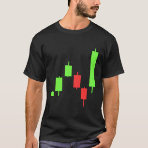 Daytrading Stock Markets Candlestick for Traders T-Shirt