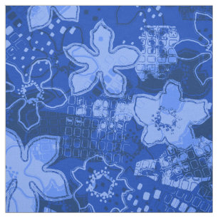 Daytrip-Retro psychedelisches Blumen Stoff