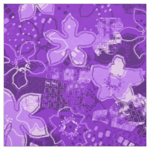 Daytrip-Retro psychedelisches Blumen Stoff