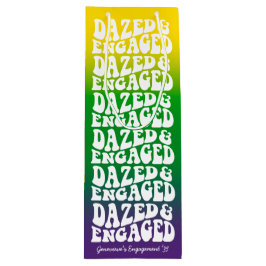 Dazed and Verlobt Retro Mardi Gras Geschenktüte Für Weinflaschen