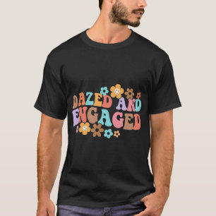 Dazed & Verlobt Bridge to be Groovy Retro Bachelor T-Shirt