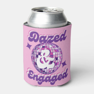 Dazed & Verlobt Retro Disco Junggeselinnen-Abschie Dosenkühler