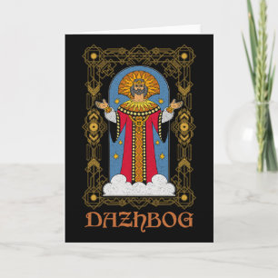 Dazhbog Altmythologische Slawische Heidentum Russi Karte