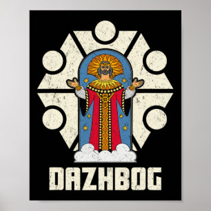 Dazhbog Altslawischer mythologischer Paganismus Ru Poster