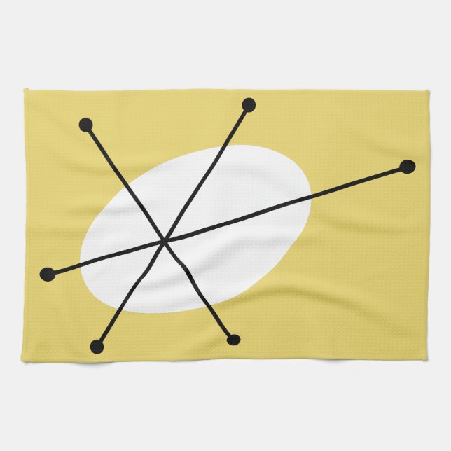 Dazzel Gelbes Küchentuch (Horizontal)