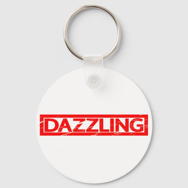 Dazzende Briefmarke Schlüsselanhänger (Vorderseite)
