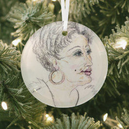 dazzig ornament aus glas