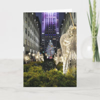 Dazzing View Rockefeller Plaza Weihnachtszeit