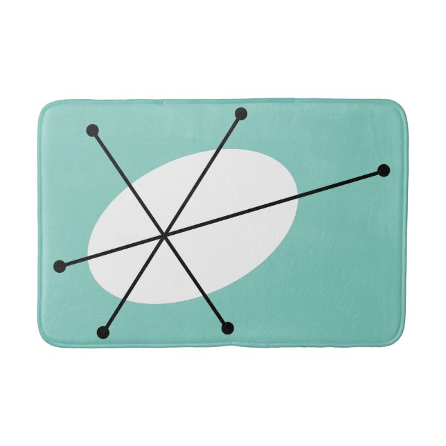 Dazzle Blue Badematte (Vorderseite)