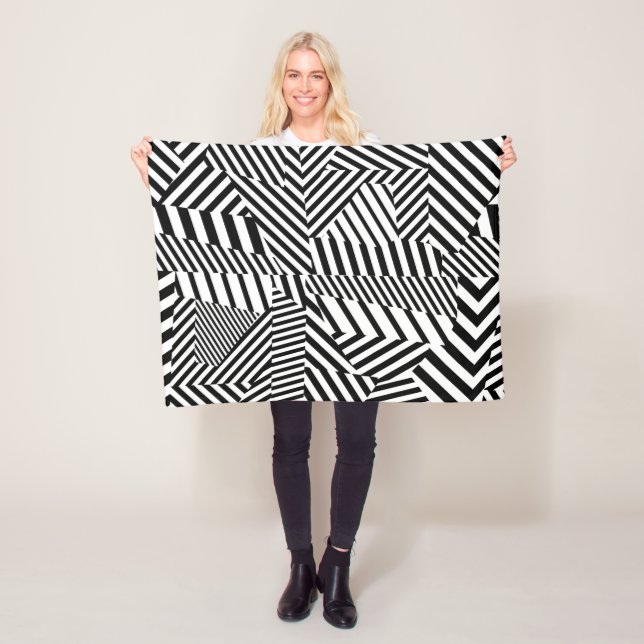 Dazzle Camouflage Fleecedecke (Beispiel)