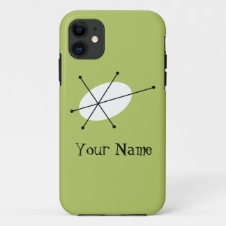 Dazzle Green 'Name' iPhone Gehäuse vertikal 11 Hülle
