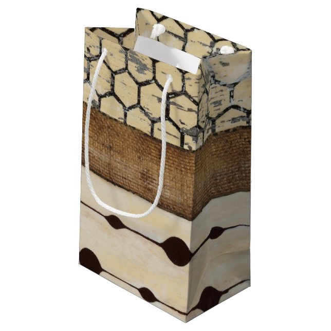 Dazzle II Kleine Geschenktüte (Rückseite Schrägansicht)