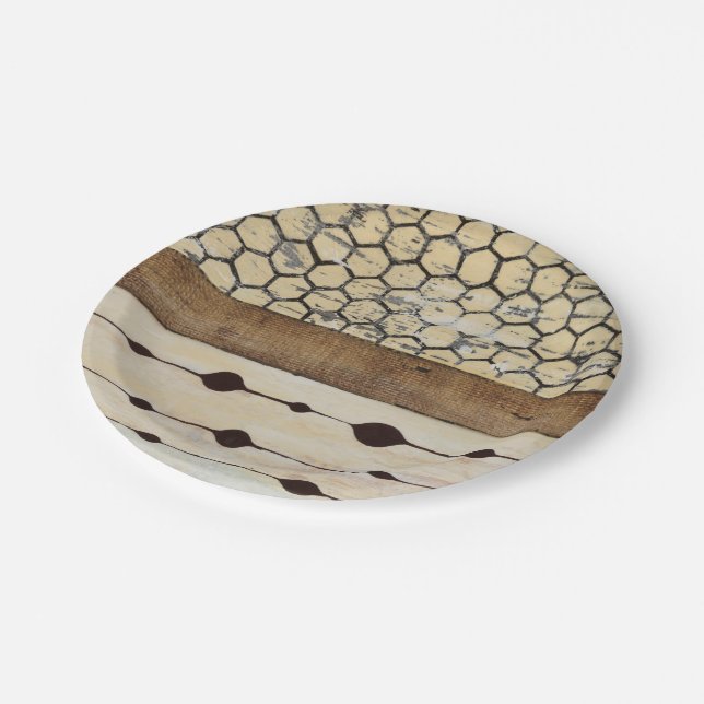 Dazzle II Pappteller (Schrägansicht)