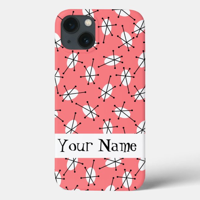 Dazzle Multi Pink "Name" iPad Mini-Fall Case-Mate iPhone Hülle (Rückseite)